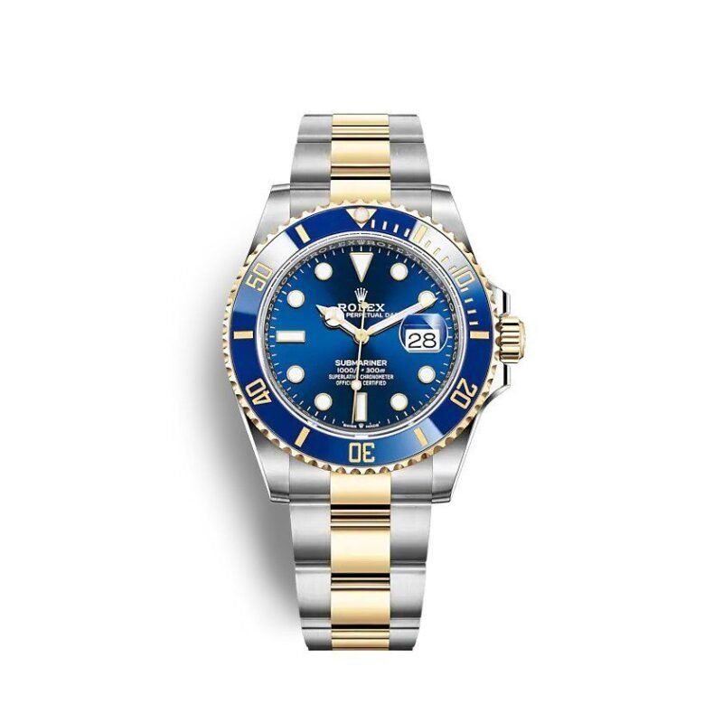 Rolex Submariner Perpetual blue watch