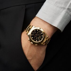 Rolex Cosmograph Daytona 116528 Yellow Gold Chronograph Watch