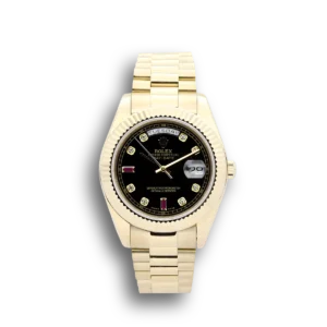 Rolex Day-Date Black Dial Premium Watch