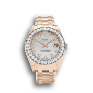 RLX Pearlmaster 81285 Rose Gold set with Diamonds watch