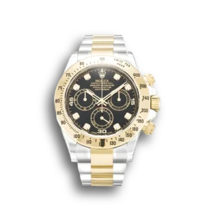Rolex Daytona Two-Tone Black Dial Watch