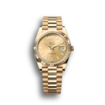 Rlx Day-Date II Champagne Dial Gold Watch