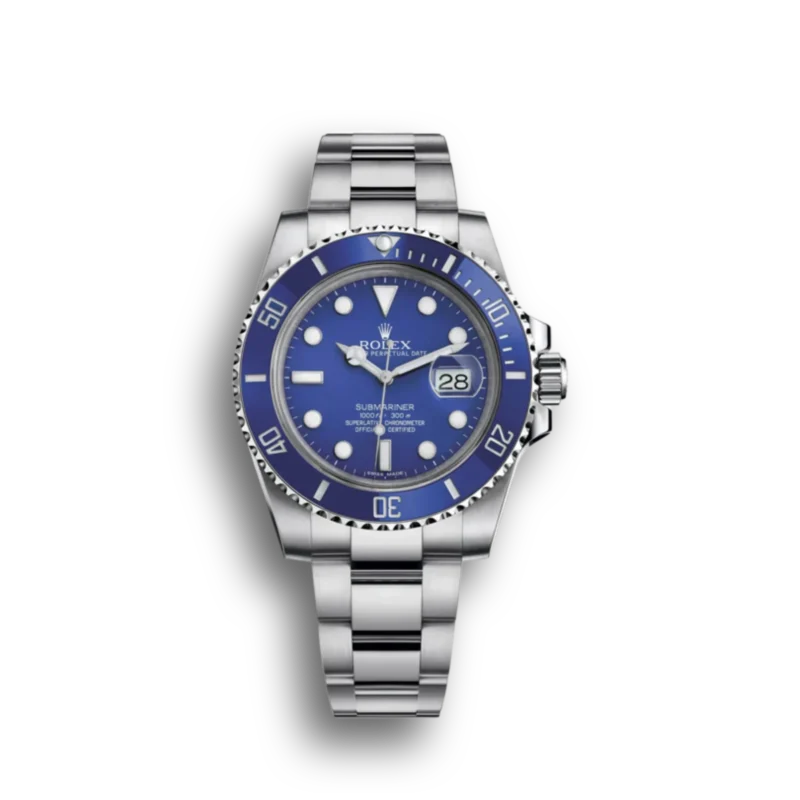 Rolex Submariner Date Silver Blue watch