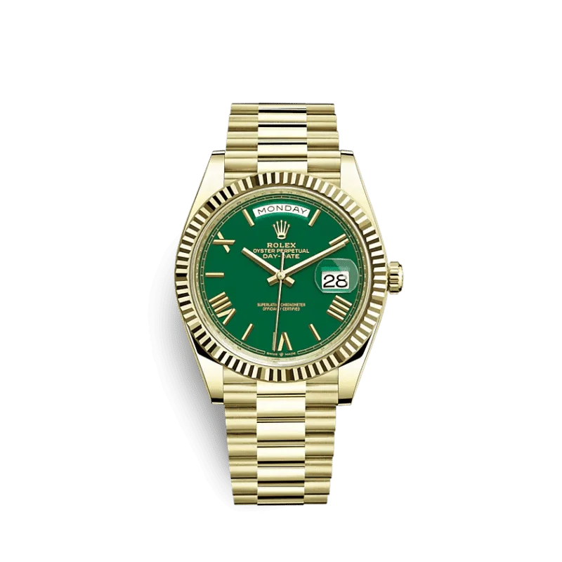 Rolex Day-Date Green Dial Watch