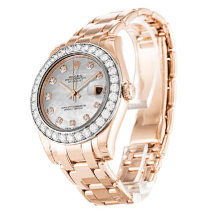 RLX Pearlmaster 81285 Rose Gold set with Diamonds watch