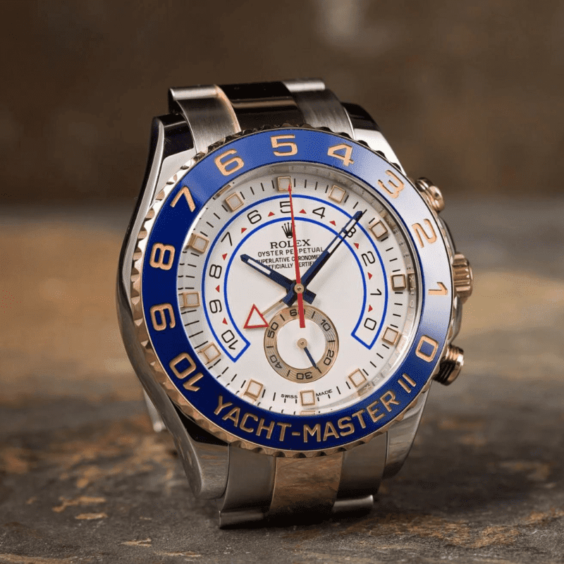 Rolex Yacht-Master Stainless Steel Rose Gold Watch