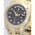 Rolex Day-Date Black Dial Premium Watch