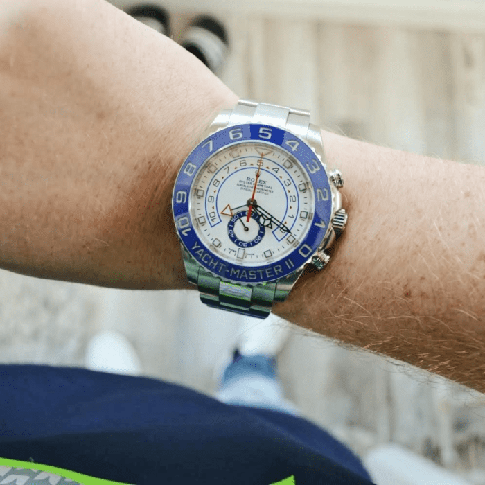 Rolex Yacht-Master White Blue Watch