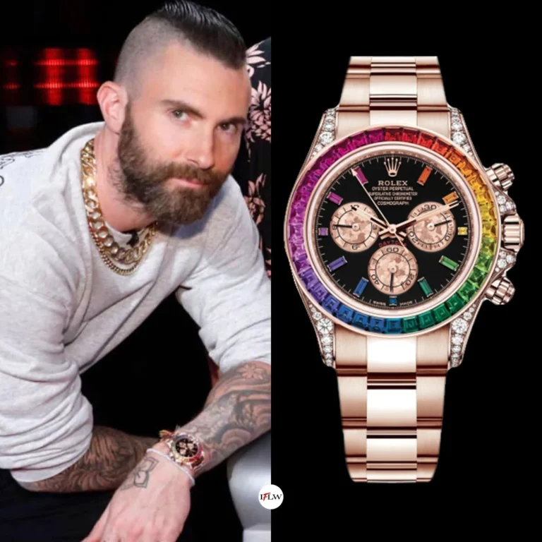 men celebrities wearing rolex watch