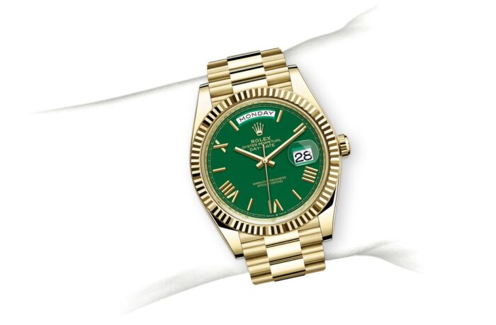 Rolex Day-Date Green Dial Watch