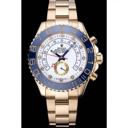 Rolex Yacht-Master II White Dial Gold watch