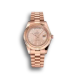 Rolex Day-Date Etched Rose Gold watch