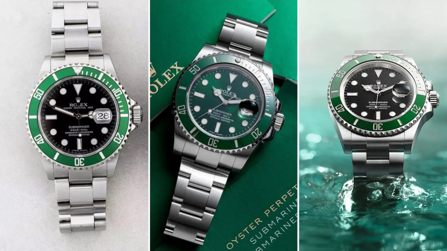 Rolex Submariner Hulk Green Dial Watch