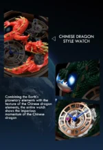 Jacob & Co Astronomia Art Red Dragon Quartz Watch
