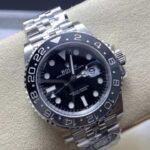 Rolex GMT Master II Bruce Wayne Edition Silver Black Watch