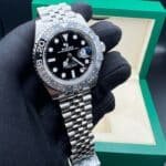 Rolex GMT Master-II Automatic Silver Black Watch