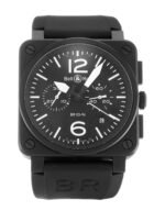 Luxury Bell and Ross BR03-94 Chronograph CarbonMens Watch