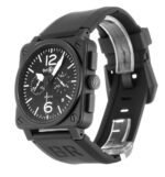 Luxury Bell and Ross BR03-94 Chronograph CarbonMens Watch - Image 3